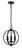 Telbix Kendall Chain Pendant Light - Small - 280mm - Matte Black