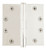 Grandeur Heavy Duty Fixed Pin Hinge - Square - 114 x 114mm - Polished Nickel