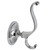 Nostalgic Farmhouse Coat Hook - 112 x 66mm - Chrome