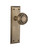 Nostalgic Period Mission Door Knob - New York Plate - 178 x 57mm - Antique Brass