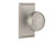 Nostalgic Craftsman Door Knob - Studio Plate - 102 x 64mm - Satin Nickel