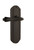 Nostalgic Fleur Lever Door Handle - Art Deco Plate - 178 x 60mm - Oil-Rubbed Bronze