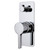 Fienza Sansa Square Plate Wall Mixer & Diverter - Chrome