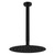 Fienza Kaya Waterfall Shower Head - Ceiling Mounted - Matte Black