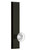 Grandeur Bordeaux Clear Crystal Door Knob - Fifth Avenue Tall Plate - 279 x 67mm - Timeless Bronze