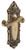 Grandeur Georgian Newport Lever Door Handle - Grande Victorian Plate - 210 x 71mm - Vintage Brass