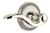 Grandeur Bellagio Lever Door Handle - Georgian Rope Rosette - 67mm - Polished Nickel