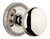 Grandeur Fifth Avenue Door Knob - Georgian Rope Rosette - 67mm - Polished Nickel