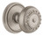 Grandeur Parthenon Door Knob - Soleil Rosette - 69mm - Satin Nickel