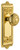 Grandeur Windsor Door Knob - Windsor Plate - 220 x 67mm - Polished Brass