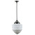 Lighting Inspirations Black Cord Pendant Light - Senator Glass - 200mm - Chrome
