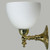 Lode Lighting Koscina Indoor Wall Light - Decatron Glass - Polished Brass