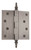 Grandeur Loose Pin Hinge w/ Steeple Finial - Square - 100 x 100mm - Antique Pewter