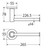 Fienza Kaya Dual Function Toilet Roll Holder/Towel Rail - 265mm - Gunmetal