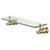 Fienza Modern Vintage Lillian Glass Bathroom Shelf - 350mm - Urban Brass