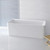 Fienza Delta Back To Wall Bath - 1700 x 600 x 750mm - Gloss White