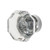 Nostalgic Vintage Waldorf Clear Crystal Cupboard Knob - 35mm - Chrome