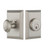 Nostalgic Streamline New York Deadbolt - 89 x 64mm - Satin Nickel