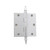 Nostalgic Loose Pin Hinge with Steeple Finial - Square - 89 x 89mm - Chrome