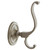 Nostalgic Farmhouse Coat Hook - 112 x 66mm - Satin Nickel