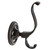 Nostalgic Farmhouse Coat Hook - 112 x 66mm - Timeless Bronze