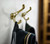 Nostalgic Victorian Coat Hook - 112 x 59mm - Polished Brass