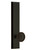 Grandeur Soleil Door Knob - Fifth Avenue Tall Plate - 279 x 67mm - Timeless Bronze
