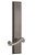 Grandeur Georgian Newport Lever Door Handle - Carre Tall Plate - 279 x 64mm - Antique Pewter