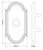 Grandeur Portofino Lever Door Handle - Arc Short Plate - 121 x 64mm - Polished Brass