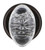 Grandeur Provence Clear Crystal Door Knob - Georgetown Rosette - 67mm - Timeless Bronze