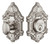 Grandeur Grande Victorian Deadbolt - 114 x 73mm - Satin Nickel