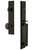 Grandeur Carre Tall Entry Door Handleset - Fifth Avenue Knob - Timeless Bronze