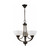 Lighting Inspirations Houston Chain Pendant Light - 3 Arm - 440mm - Bronze
