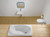 Drop In Baby Bath - 800 x 450 mm - White