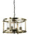 Telbix Finley Lantern Pendant Light - 460mm - Antique Brass