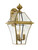 Telbix Lighting Rye Outdoor Wall Light - Large - Antique Brass