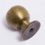 Hepburn Surrey Cabinet Knob - Acid Washed Brass