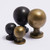 Hepburn Surrey Cabinet Knob - Acid Washed Brass