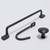 Hepburn Sydney Cabinet Pull Handle - 192mm - Carbon Black