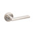 Zanda Epic Lever Door Handle - 54mm - Brushed Nickel & Chrome