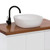 Fienza Koko 370 Above Counter Bathroom Basin - 370 x 115 x 370mm - Glossy White