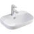 Fienza Parisa Semi Inset Basin - 515 x 370 x 190mm - Glossy White