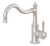 Phoenix Nostalgia English Outlet Kitchen Mixer Tap - Swivel Spout - Brushed Nickel