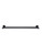 Meir Round Double Towel Rail - 900mm - Matte Black