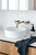 Meir Curved Wall Mounted Bath or Basin Outlet - Fixed Spout - Satin Brass