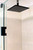 Meir Square Ceiling Shower Head - 200mm Drop - 300mm Rose - Matte Black
