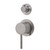 Fienza Kaya Wall Mixer & Diverter - Brushed Nickel