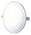 Turner Hastings Mayer Oval Pivot Mirror - 620 x 538mm - Brushed Nickel
