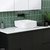 Fienza Petra Above Counter Bathroom Basin - 390 x 130 x 390mm - Gloss White