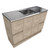 Fienza Citi Laundry Sink with Cabinet - 1185 x 872 x 460mm - Scandi Oak